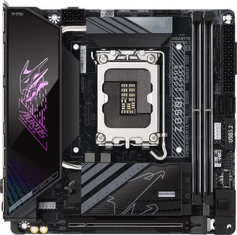 Montaje Placa Base Gigabyte Z890I AORUS ULTRA Gaming PC Algete